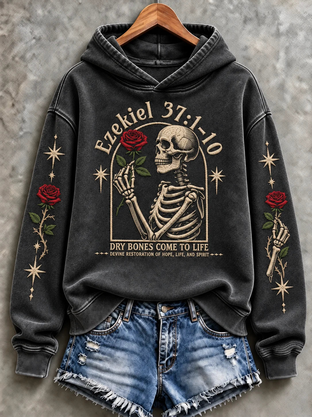 Women's Halloween Creepy Dolls Printed Sweatshirt