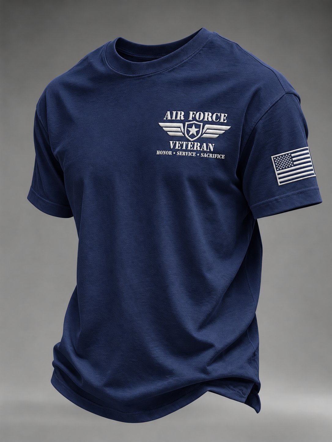 Men's American veterans Printed Short-Sleeve T-Shirt