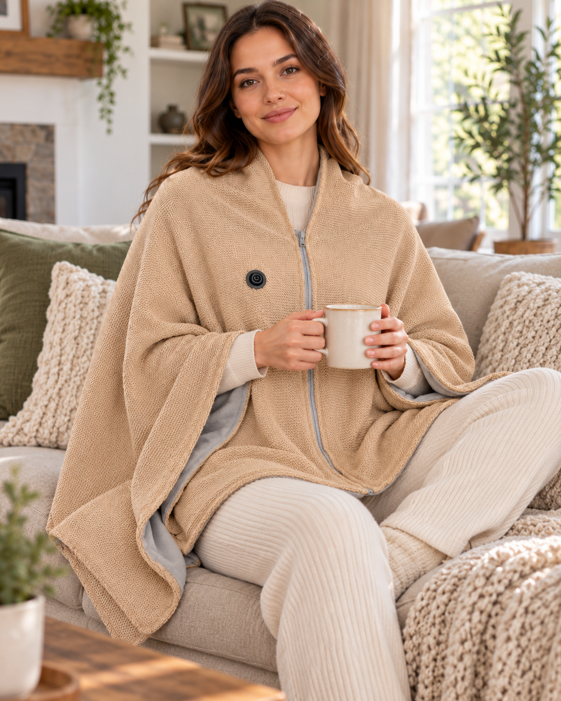 EverCozy™ Portable Heated Shawl Blanket