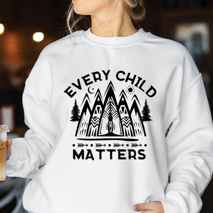 Every Child Matters Mountain Orange Native American Unisex T-shirt/Hoodie/Sweatshirt