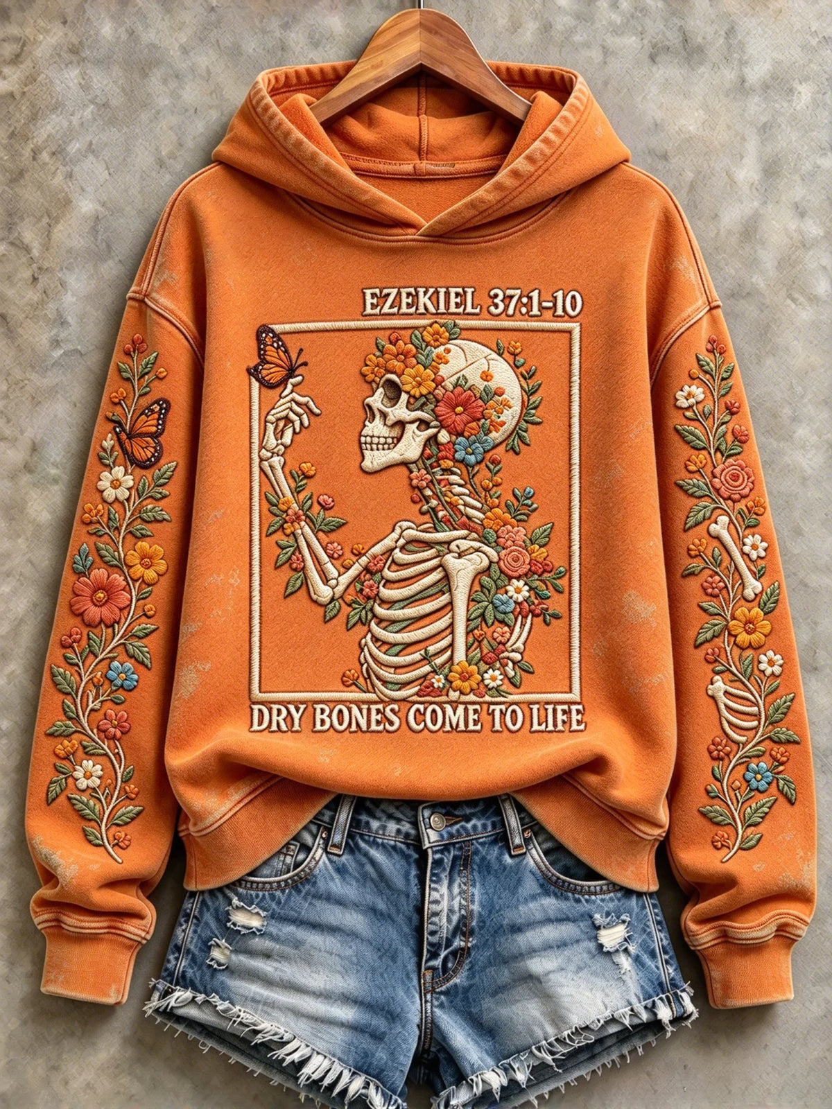 Women's Halloween Creepy Dolls Printed Sweatshirt
