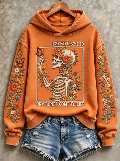 Women's Halloween Creepy Dolls Printed Sweatshirt