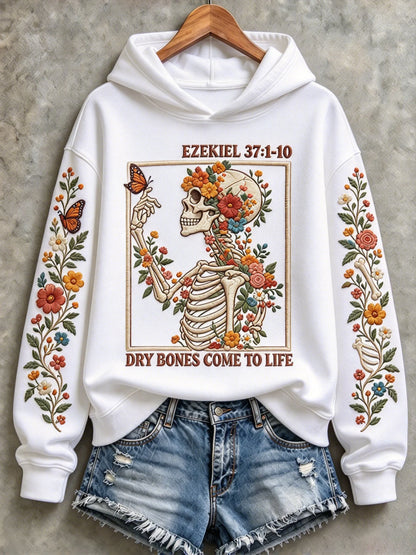 Women's Halloween Creepy Dolls Printed Sweatshirt
