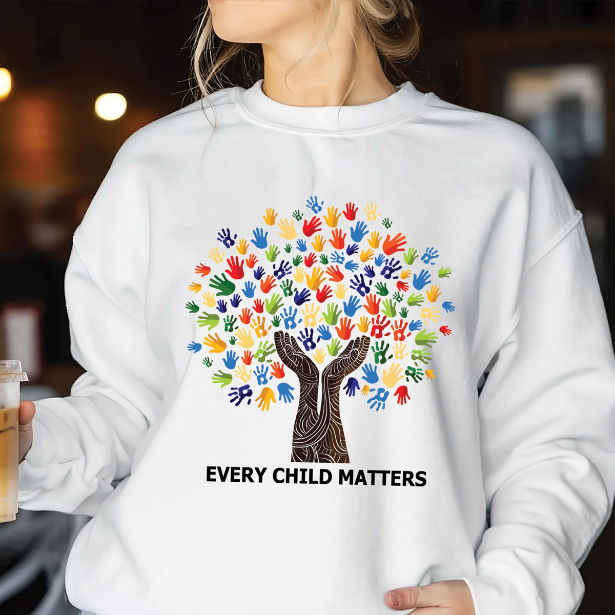 Tree of Life, Handprints of Unity and Strength - For Every Child Matters Unisex T-shirt/Hoodie/Sweatshirt 170