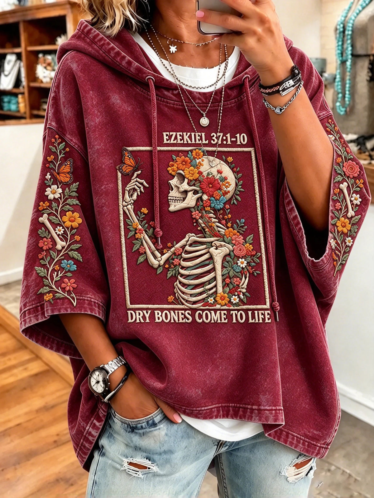 Women's Faith Print Casual Top