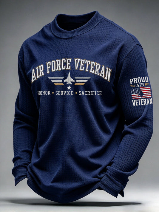 Men's Veterans Day Print Casual Top