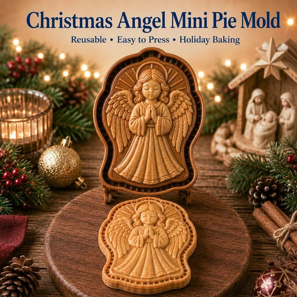 ✝️ Faith & Nativity Christmas Mini Pie Mold Collection | Reusable Embossed Molds for Shaping Detailed Praying Jesus, Nativity Stable and so on Pies🥧✨