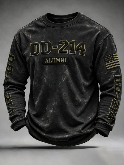 Men's Veteran Pride DD-214 Printed Sweatshirt