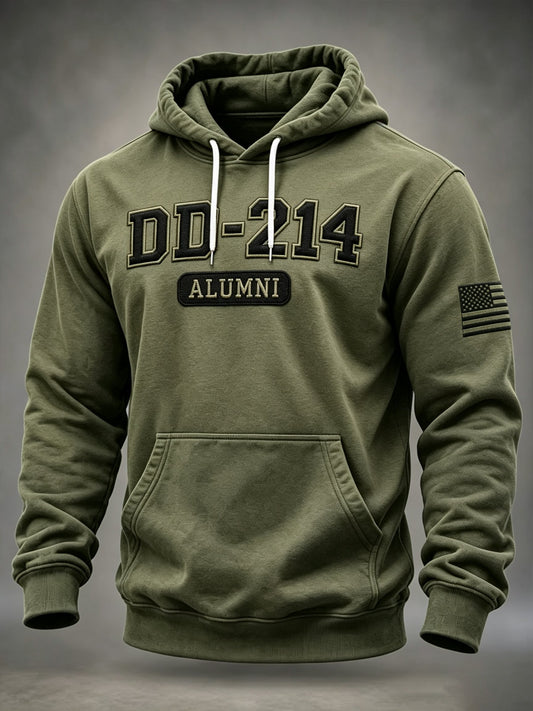 Men's Veteran Pride DD-214 Printed Hoodie