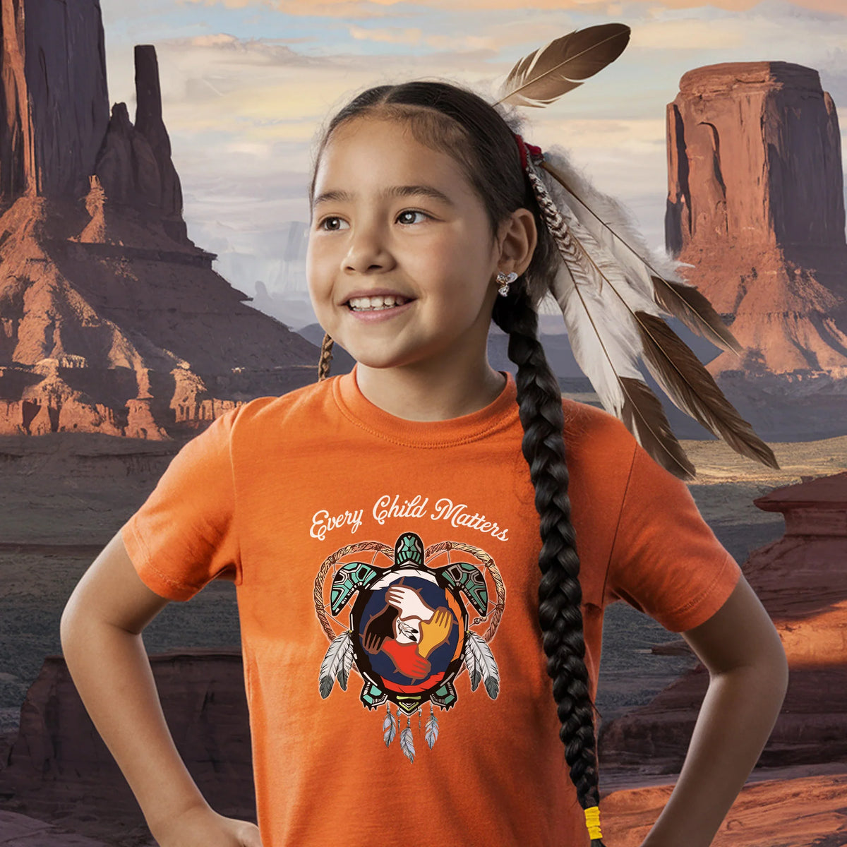 Unity for the Future of Indigenous Children Strength of the Turtle Island Unisex T-shirt/Hoodie/Sweatshirt