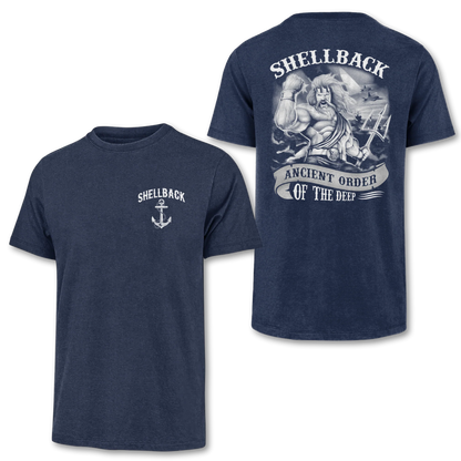 Shellback Ancient Order Of The Deep Double Sided Classic Tee