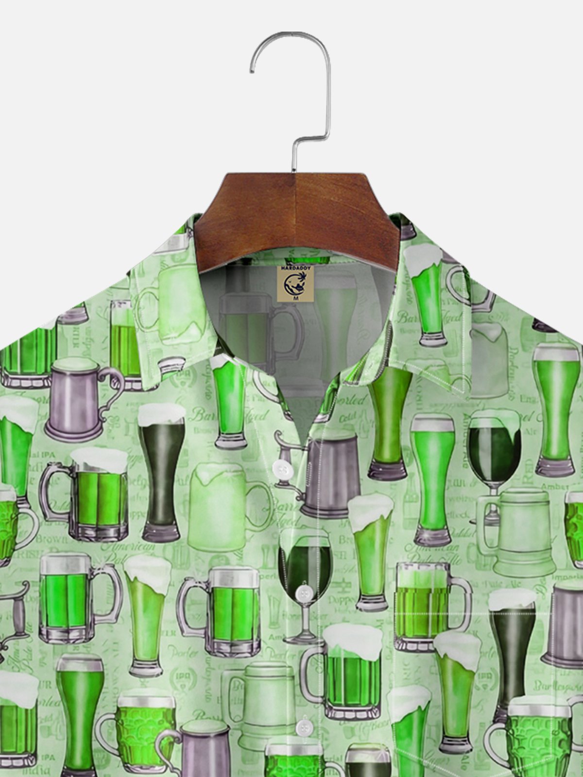 Tall Size Moisture-wicking Beer Chest Pocket Short Sleeve Casual Shirt