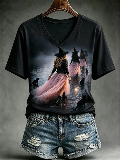 Women's Casual Print Short-Sleeve T-Shirt