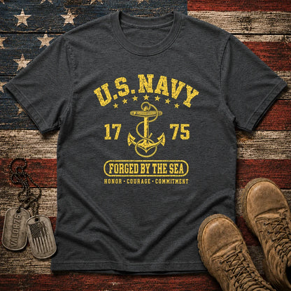 Navy Forged By The Sea Classic Tee