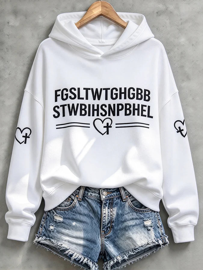 Women's   Faith Print Top