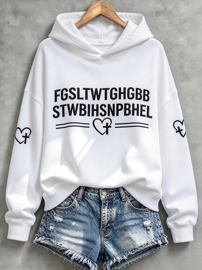 Women's   Faith Print Top