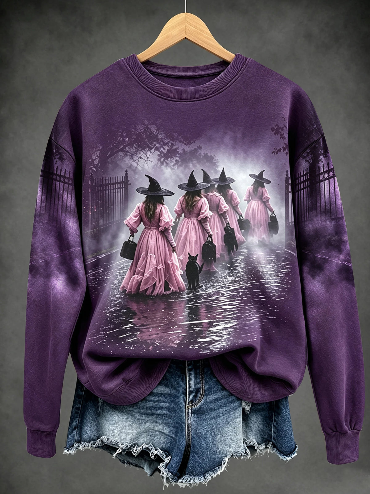 Ladies, in October we wear pink witch tops.