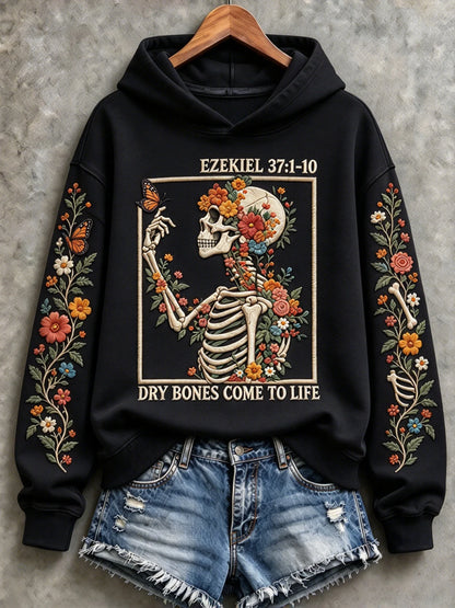 Women's Halloween Creepy Dolls Printed Sweatshirt