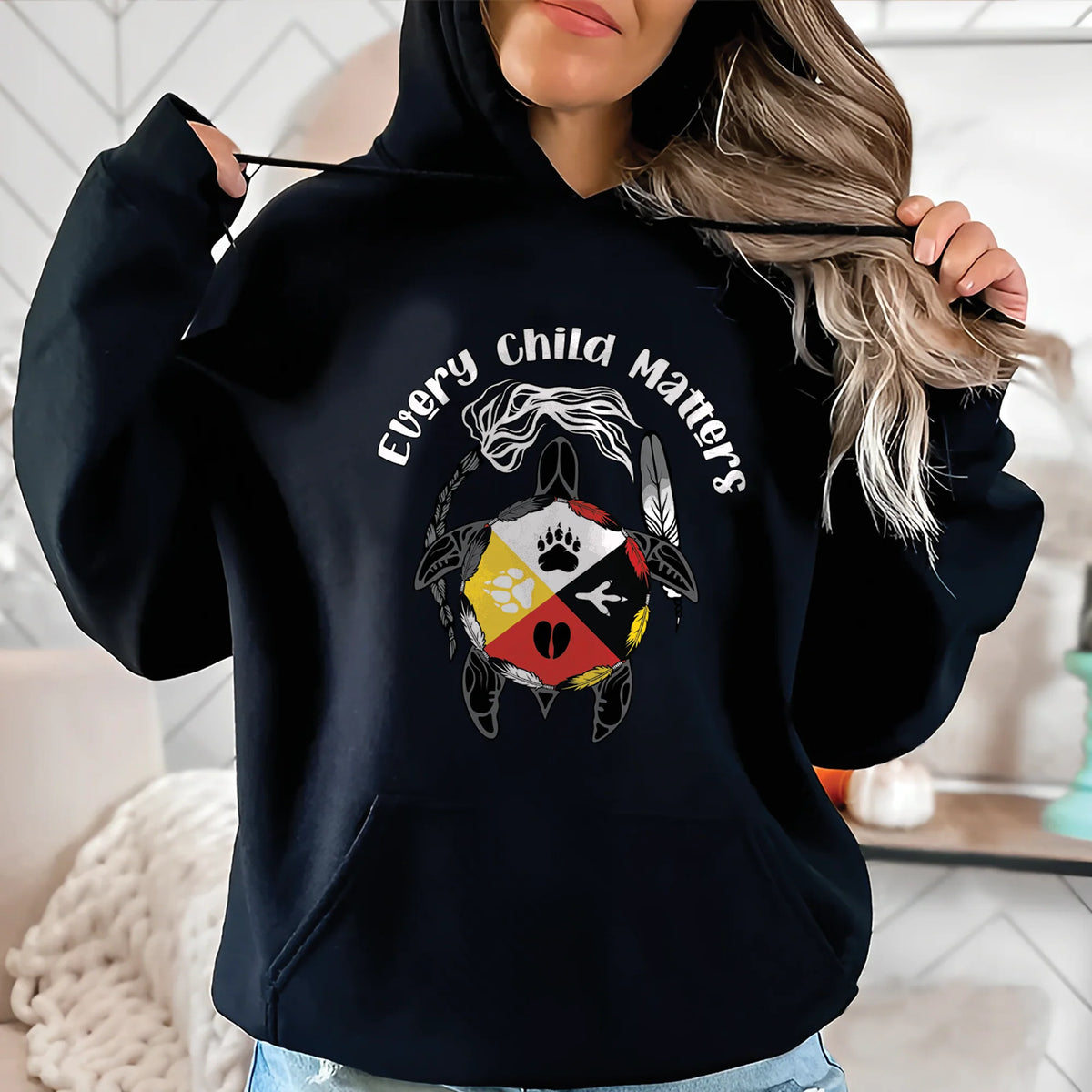 Sacred Circle of Healing – For Orange Shirt Day Unisex T-shirt/Hoodie/Sweatshirt 143