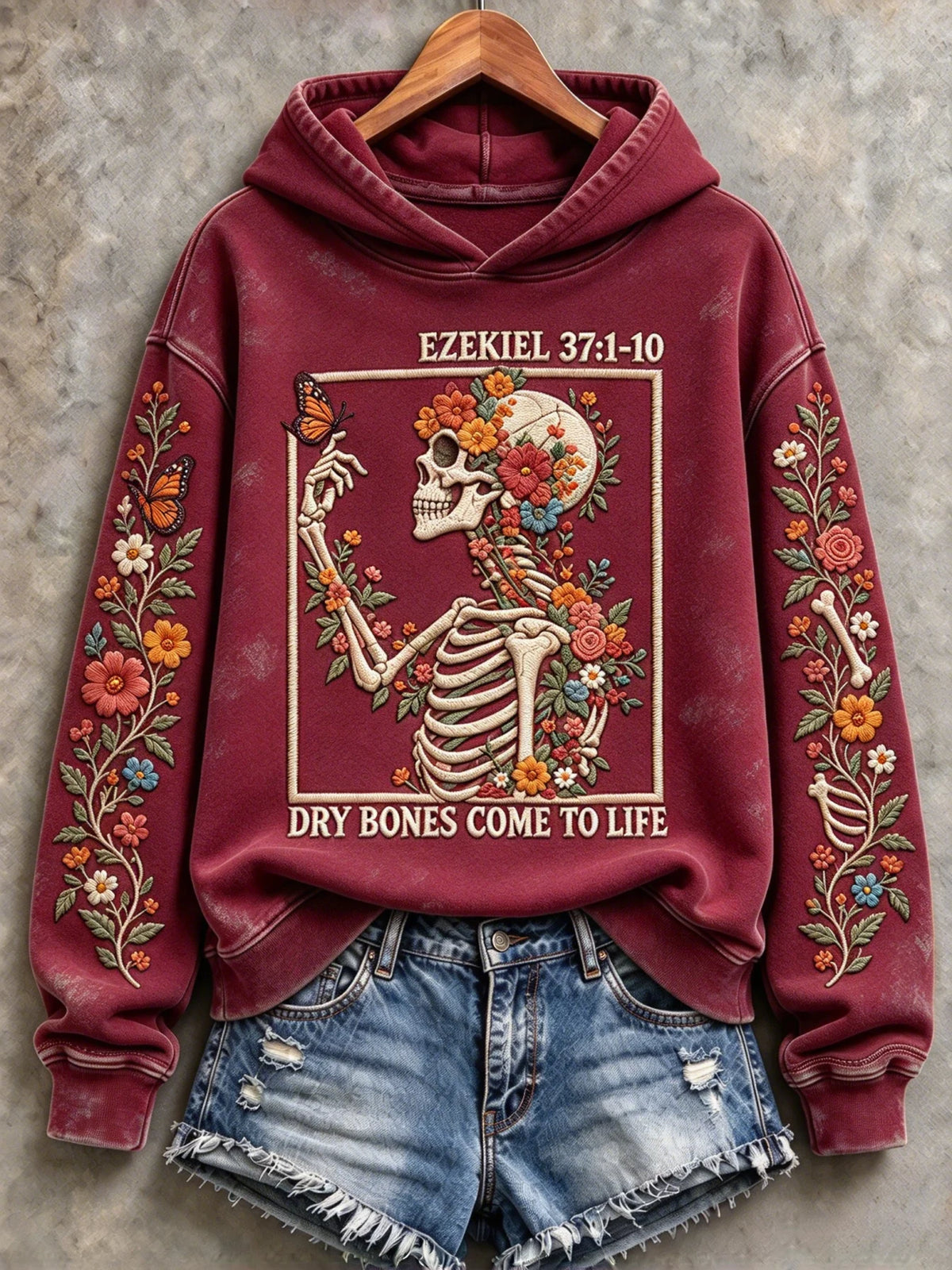 Women's Halloween Creepy Dolls Printed Sweatshirt