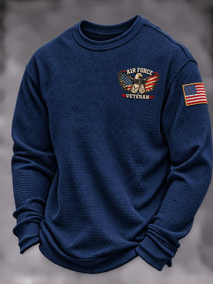 Men's Veterans Day Print Casual Top
