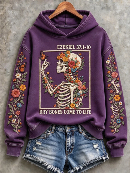 Women's Halloween Creepy Dolls Printed Sweatshirt