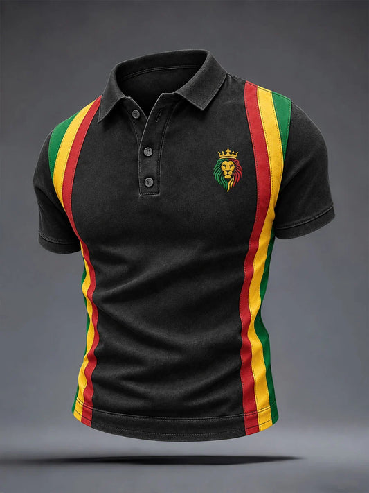 Men's Reggae Inspired Polo Shirt