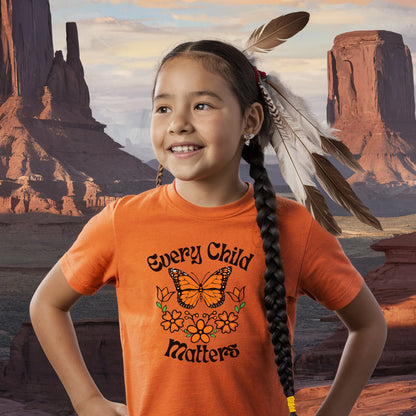 Every Child Matters Native Orange Butterfly Native American Unisex T-shirt/Hoodie/Sweatshirt