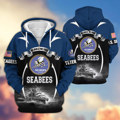 Premium US Veterans Zip Up Hoodie ATTN150821, Gifts For US Veterans, Gifts On Father's Day, Veterans Day.