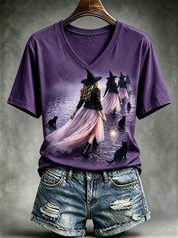 Women's Casual Print Short-Sleeve T-Shirt