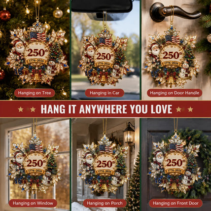 USA 250th Anniversary Christmas Ornament — Limited Edition Holiday Keepsake