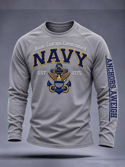 Men's U.S. Veterans Day Print Raglan T-Shirt