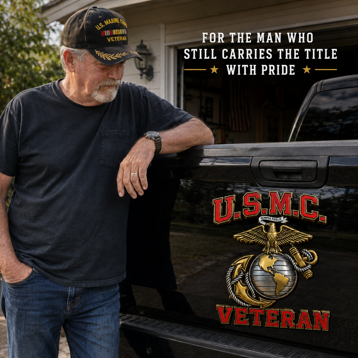 🇺🇸 Last Day Promo: 49% OFF 🎖️U.S. Marine Corps Veteran Car Emblem Metal Badge🔥