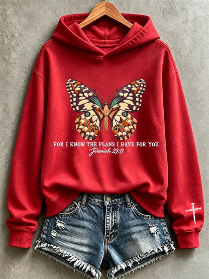 Women's Casual Printed Long-Sleeve Sweatshirt