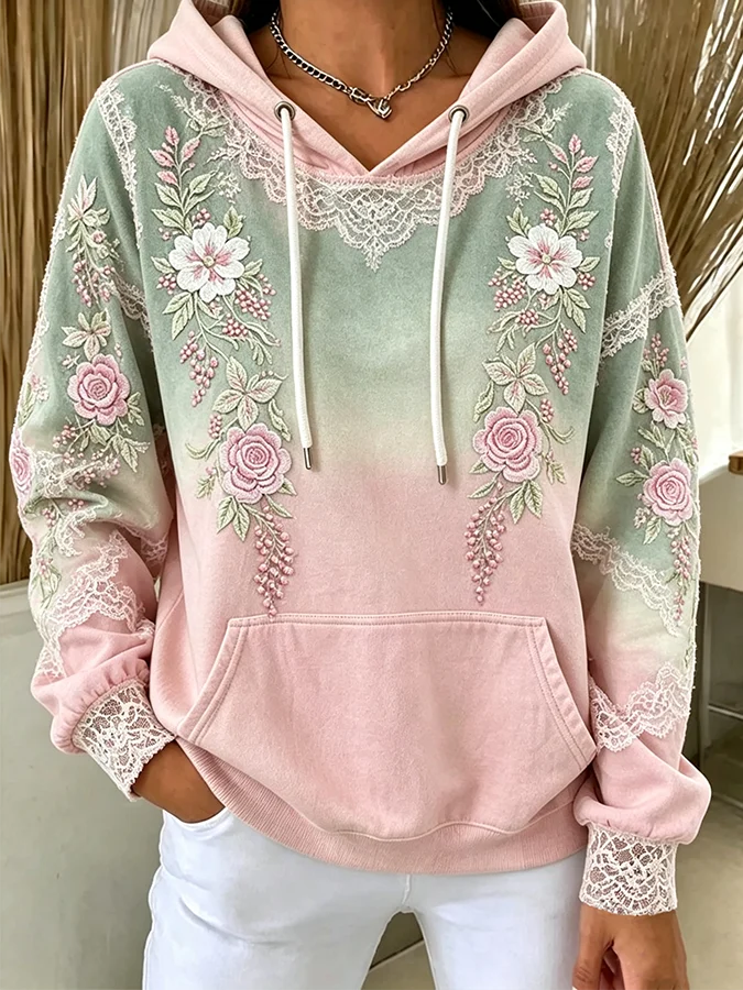 Women'S Casual Printed Sweatshirt