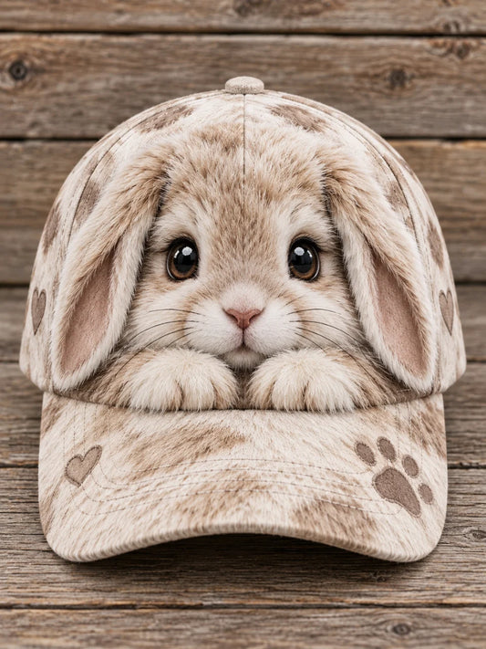 Casual Fun Animal Graphic Print Hat