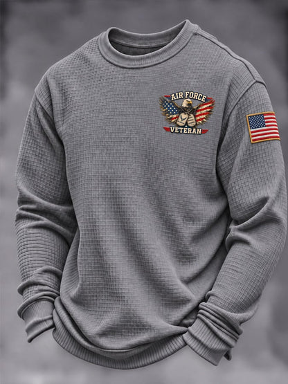Men's Veterans Day Print Casual Top