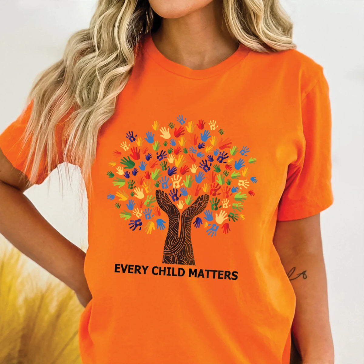 Tree of Life, Handprints of Unity and Strength - For Every Child Matters Unisex T-shirt/Hoodie/Sweatshirt 170