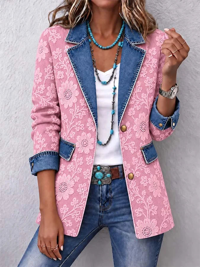 Women'S Casual Printed Cardigan