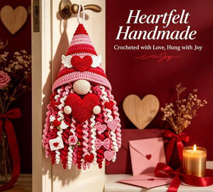 3D DIY Crochet Christmas Door Hanger Kit - Handmade Winter Tree Holiday Decor