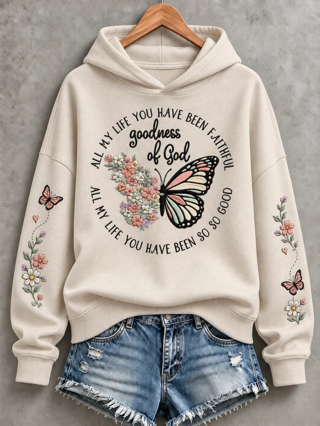Women's Faith Printed Hoodie