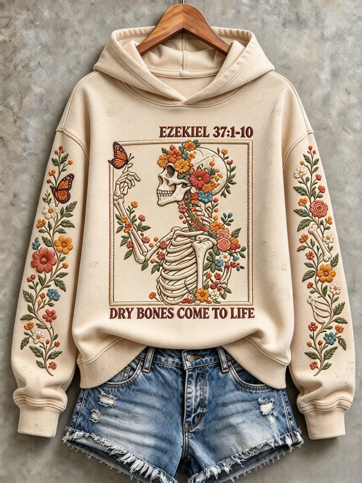 Women's Halloween Creepy Dolls Printed Sweatshirt
