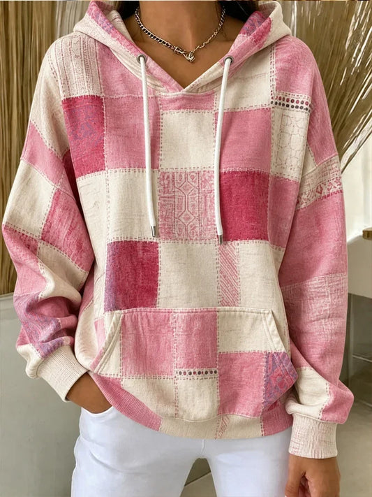 Women's Casual Print Hoodie