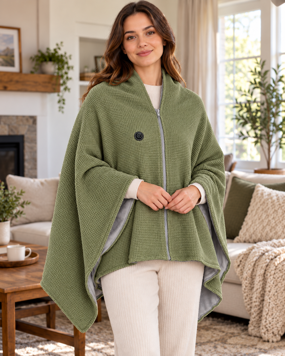 EverCozy™ Portable Heated Shawl Blanket