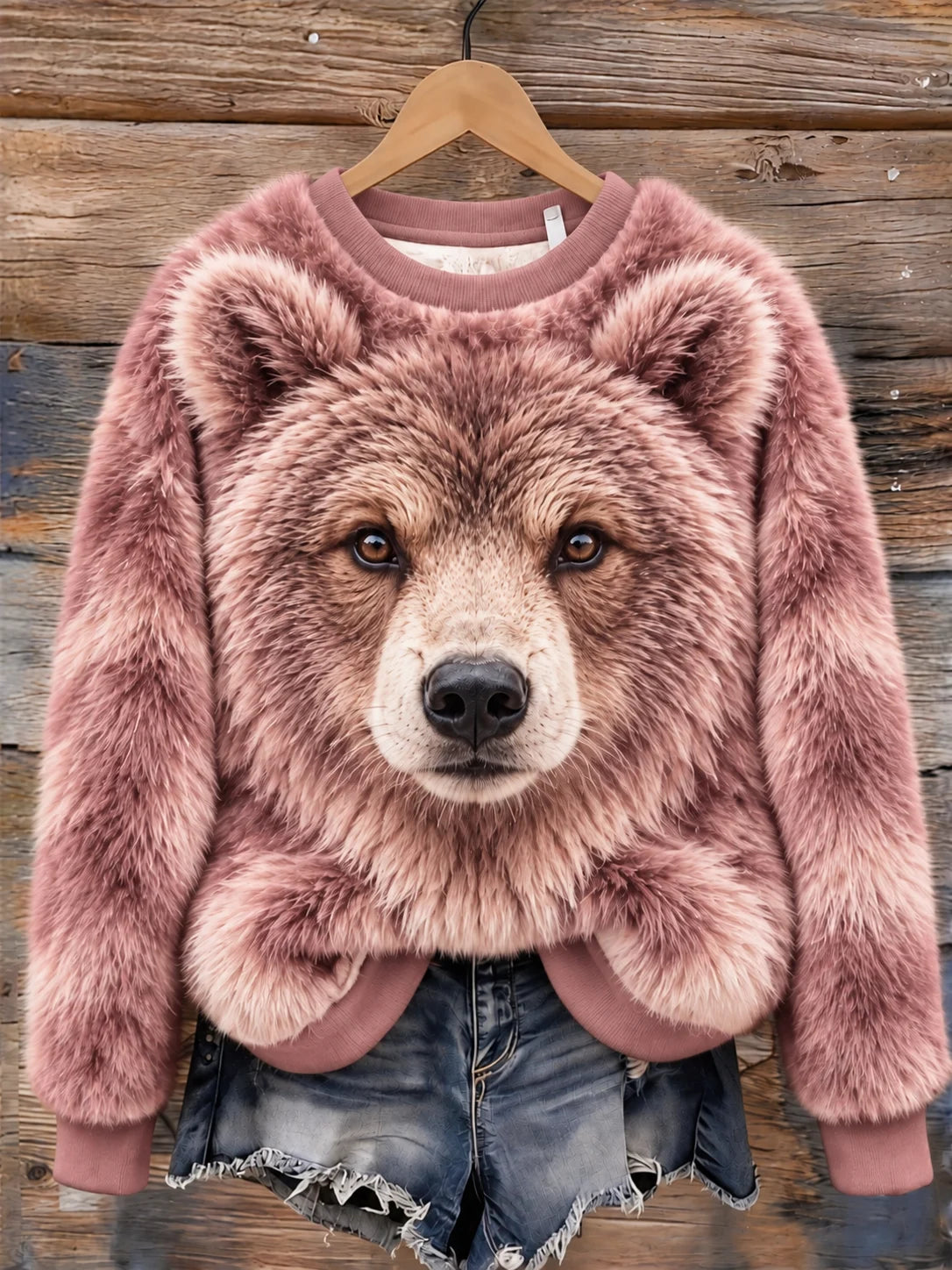 Women's Casual Animal Print Sweatshirt