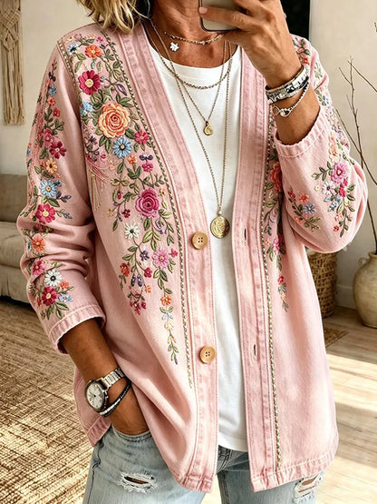 Women's Floral Print Casual Top