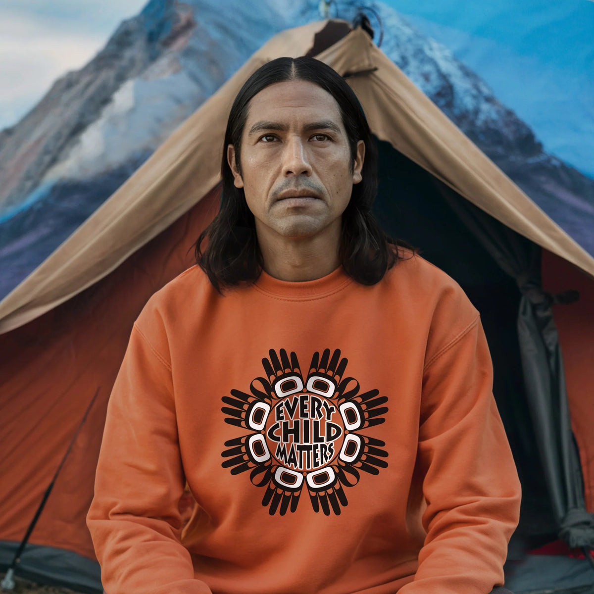 Every Child Matters Circle Hand Black For Orange Shirt Day Unisex T-shirt/Hoodie/Sweatshirt