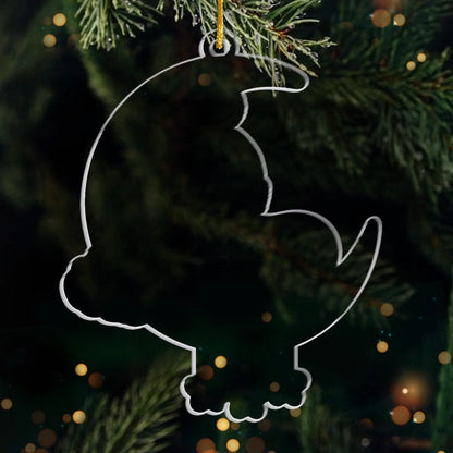 Custom Acrylic Ornament - Personalized Baby Shower, Gender Reveal Gifts For New Moms, New Dads, New Parents - Tiny Miracle Arrived