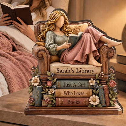 Personalized Book Lover Wooden Block_ Custom Name R (2)