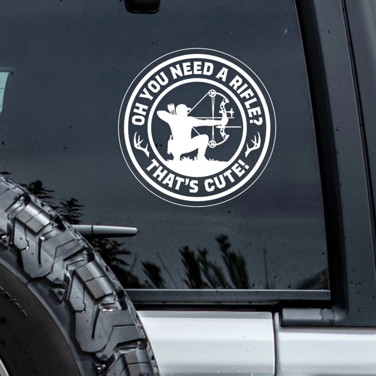 Custom Hunting Car Decal personalization view for D